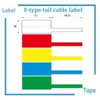 【NEW】 Grapety 3PK ผสม Colorsyellow/white/blue F-Type Network Cable Label 25Mm * 38Mm + 40Mm