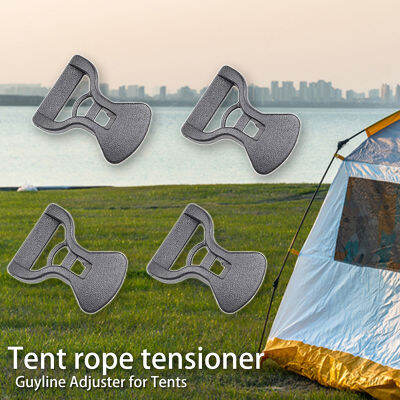 Rayua 10pcs camping awning เต็นท์ guyline runner Guy สายอุดสายเชือก tiencoer