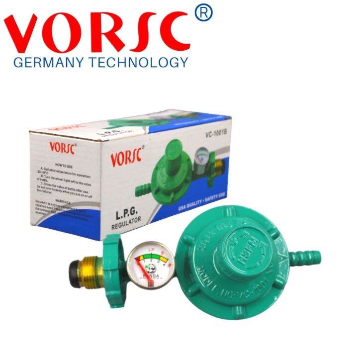 VORSC LPG REGULATOR WITH GAUGE Lazada PH