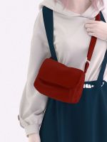 【hot seller】 YONAIGA macaron red square bag underarm 2022 new fashion all-match shoulder Messenger