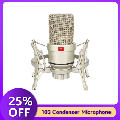 103 Professional Condenser Recording Metal Microphone For Computer Laptop Singing Gaming Streaming Studio Video Microphones