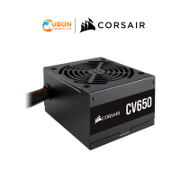 POWER SUPPLY (อุปกรณ์จ่ายไฟ) CORSAIR CV650 - 650W 80 PLUS BRONZE (CP-9020211-NA) รับประกัน 3 ปี