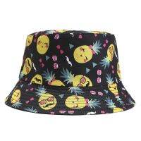 [COD] double-sided wearing fresh fruit pineapple banana fisherman hat student summer casual girl basin trendy man