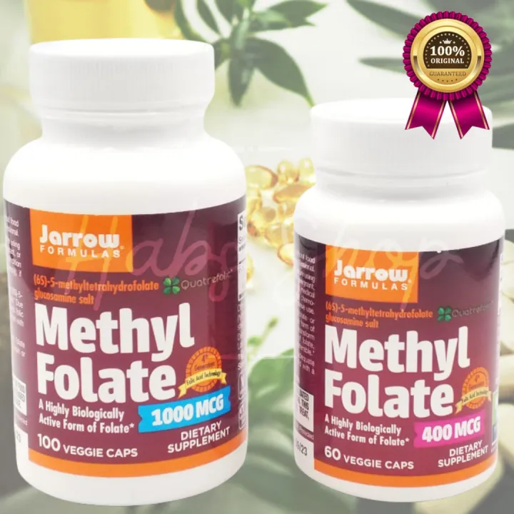 Jarrow Formulas Methyl Folate 400mcg 60 VCaps Or 1000mcg 100 Vcaps   85d21fc06d256f8821829371a8f3bf73  720x720q80  .webp