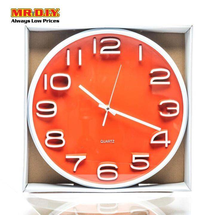 QUARTZ WALL CLOCK 13' WH6711ANB Lazada