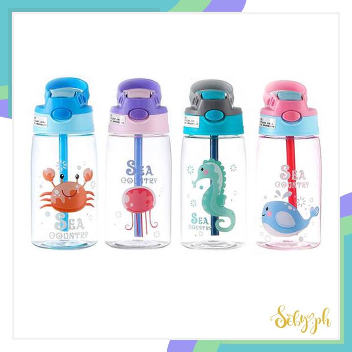 Kids Water Sippy Cup Creative Cartoon Baby Feeding Cups with