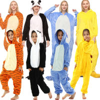 Kigurumi Onesie การ์ตูนยูนิคอร์นชุดนอนสำหรับผู้ใหญ่ผู้หญิงผู้ชายสัตว์ชุดนอน Homewear ฮาโลวีนคอสเพลย์ปาร์ตี้เครื่องแต่งกายชุดนอน