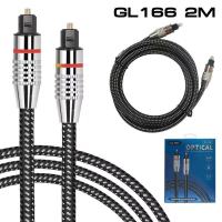 GLINK สาย Optical Audio - Digital Optical Fiber Audio Cable ความยาว 1/2/3เมตร GL-166