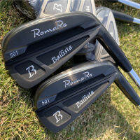 ใหม่ Golf Irons Black RomaRo Ballista 501 Set (4 5 6 7 8 9 P) พร้อมก้านเหล็กแข็งไม้กอล์ฟ