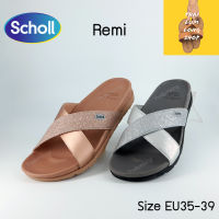 Scholl Remi รองเท้าScholl  รองเท้าแตะ รองเท้าสกอลล์รุ่นเรมี รองเท้าสตรี เทคโนโลยี่ ไบโอปริ้นท์ รองรับรูปเท้าทุกส่ว