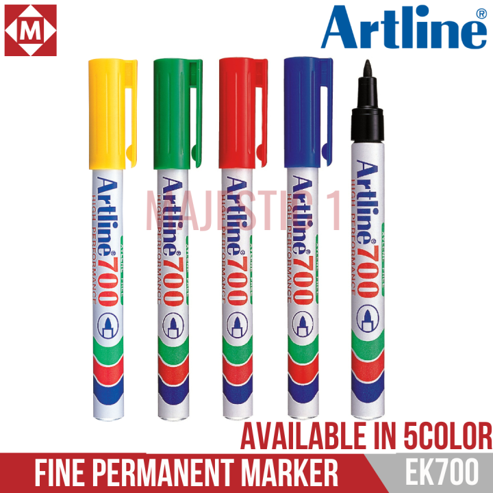 Artline Permanent Marker Fine 0.7mm EK700 (AVAILABLE IN 5COLORS