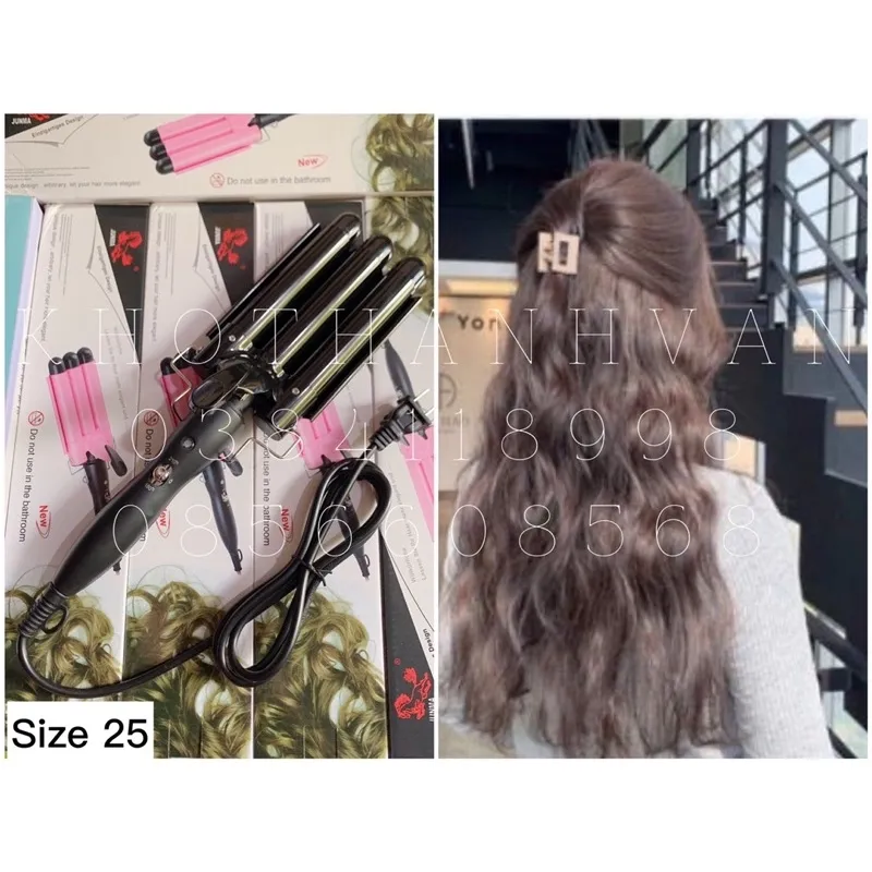 Máy Bấm Tóc Sóng 3 Trục Junma HE-19: Want to achieve gorgeous waves in your hair? Look no further than the Máy Bấm Tóc Sóng 3 Trục Junma HE-19! With its advanced technology and easy-to-use design, this hair curler will help you achieve salon-quality waves at home. Say goodbye to bad hair days and hello to beautiful, bouncy waves!