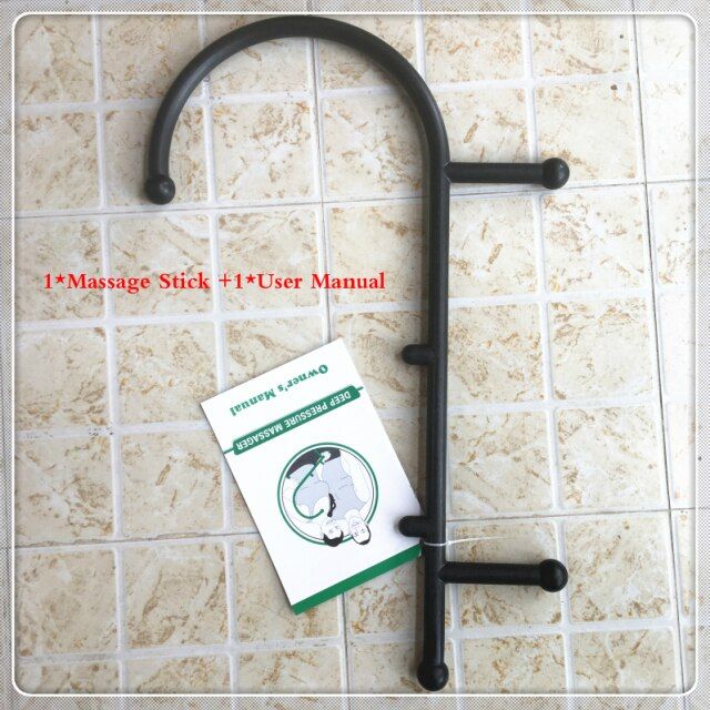 1pc Trigger Point Self Massage Stick Hook Theracane Body Muscle Relief Original Thera Cane Back