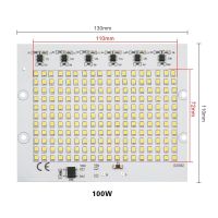 ชิป LED 10W 20W 30W 50W 100W 2835ลูกปัดโคมไฟฟลัดไลท์ SMD 220V-240V โคมไฟแสงสว่างจ้าแอลอีดี DIY สำหรับสปอตไลท์ฉายแสงกลางแจ้ง