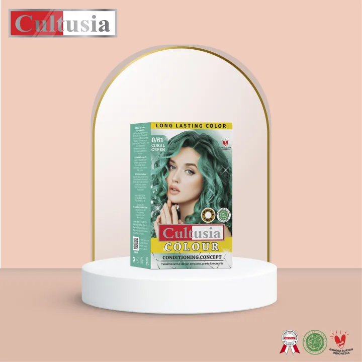 Cultusia Hair Color Coral Green 30ml | Lazada Indonesia Cultusia Hair Color Coral Green 30ml | Lazada Indonesia