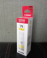 Canon GI-71Y น้ำหมึกพิมพ์แบบขวด สีเหลือง ของแท้ Yellow Canon PIXMA G1020 Canon PIXMA G2020 Canon PIXMA G3020 3060