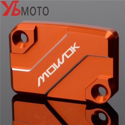 Mowok ฝาครอบกระปุกน้ำมันไฮดรอลิกเบรคหน้ารถจักรยานยนต์สำหรับ Ktm Duke 125 390 250 Rc 200 390 690 Duke 690 C R 690 Lc4 Enduro