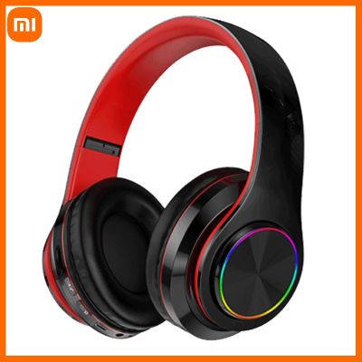 Xiaomi Bluetooth Headset Wireless Headphones Foldable HiFi Stereo Earphone With Mic Support SD Card FM For Iphone Sumsamg Phone