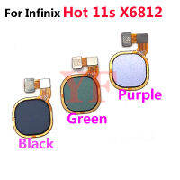 Original สำหรับ Infinix Hot 11S X6812 Hot 11 Play Hot 11S NFC ลายนิ้วมือ Touch ID เมนู Return Key Sensor แม่มดปิด Flex Cable