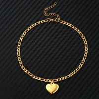 【CW】✿﹉♘  Figaro Chain Anklet Gold Color Leg Foot Ankle Beach Jewelry