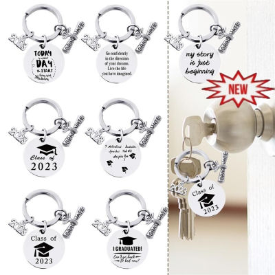 2023 Graduation keyring keychain gift present 2023 season pendant lettering stainless