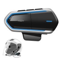 B35C Motorcycle Helmet Headset BT 5.0 Wireless Hands-Free Call Riding Navigation Full Helmet Built-in Waterproof Headset