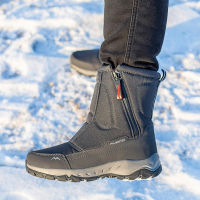 Coslony men boots winter work shoes for men warm snow boots waterproof non-slip thick fur winter boots for -40 degrees