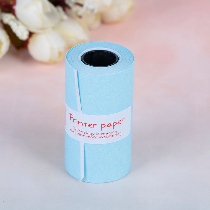 สติกเกอร์กระดาษม้วนพิมพ์ด้วยความร้อน3ม้วนขนาด57มม-x-30มม-สำหรับเครื่องพิมพ์ภาพกระดาษพกพา