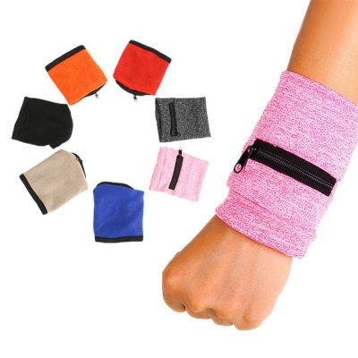 ✚✱ Wrist Purse Bag Running Sport Travel Zipper Wrist Wallet Band Coin Key Holder Storage Pouch Fitness Wrist Support Wrist Wraps