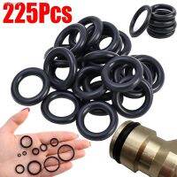 ♠❁ 225 Pcs Car Seals Washer Rubber O Ring O-Ring Gasket 18 Type Assortment Kit Machine Waterproof Oil-resistant Auto Accessories