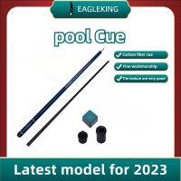 【LZ】♂❧  2023 New Carbon Fiber Pool Cue 1/2 Split Cue 8-layer Pigskin Tech Wood Pool 12.4mm Tip Size Billiard Cue Billiards Accessories