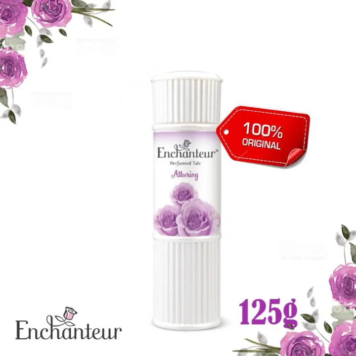 Enchanteur Alluring Perfumed Talc Powder Fragrant Face Powder / Smooth