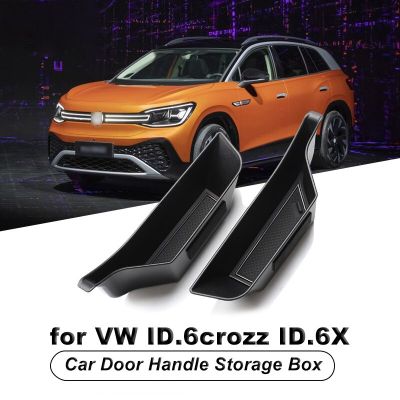 สำหรับ Volkswagen สำหรับ VW ID.6 ID.6Crozz ID.6X ที่จับประตูกล่องเก็บของถาดวางอุปกรณ์การตกแต่งภายในจัด