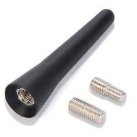 Universal Car Antenna 6.5 cm (2.5 Inch) Small Short Car Aerial Mini Car Radio Accessories FM/AM Inputs M5 M6 Black