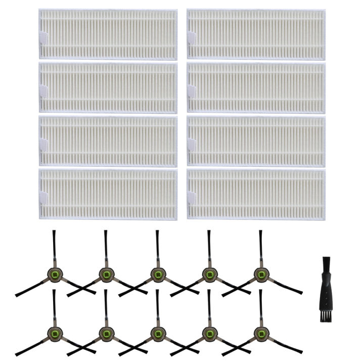 19ชิ้นเซ็ตแปรงด้านข้างสำหรับ-okp-life-k2-k3-k4-k5และสำหรับ-lefant-m210s-m210b-m213เครื่องดูดฝุ่นส่วนแปรงด้านข้างตัวกรอง