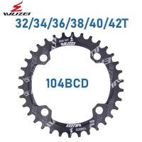 Pignoni Larghi Streti Del Sistema A Velocità Singola WUZEI 104BCD Corona Rotonda 32/34/36/38/40/42T Per Ruota Dentata MTB 1*9/10/11S