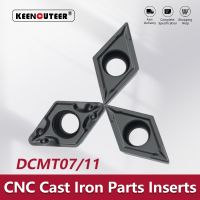 CNC เหล็กหล่อสีเทาใบมีดพิเศษ DCMT070204 DCMT070208 DCMT11T304 DCMT11T308 TM YZ5115 ใบมีดกลึง CNC ด้านนอกเครื่องมือตัดรอบ