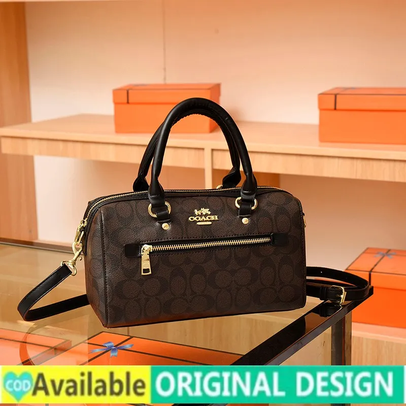 Premium Quality) 2023 New Original COACH Speedy Handbag Women PU