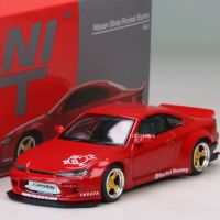 Minigt 1:64 # 527-R นิสสัน Silvia (S15) อัลลอยรุ่นรถ D Iecast จรวดกระต่ายสีแดง (RHD) รถของเล่นคอลเลกชันสำหรับเด็กของขวัญวันเกิด