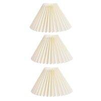 3X Pleats Lampshade Table Lamp Standing Lamps Japanese Style Pleated Lampshade Creative Desk Lamp Shade Bedroom Lamps -B