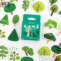 46PcsBox forest Series Stickers Scrapbooking Daily Planner Kawaii Sticker DIY Notebook Stationery School Supplies