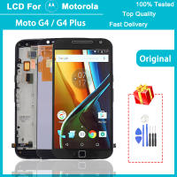 ต้นฉบับ5.5 "อะไหล่จอแสดงผลสำหรับ Motorola MOTO G4 Plus หน้าจอสัมผัสแอลซีดี Digitizer ประกอบสำหรับ Moto G4 XT1640จอแสดงผล LCD