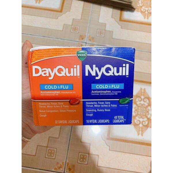 Box Of Dayquil Nyquil cold flu 48 American Tablets Lazada PH