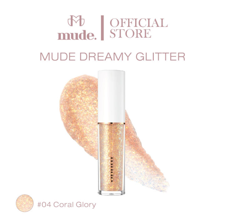 mude Dreamy glitter 03 Pink Glory - アイシャドウ