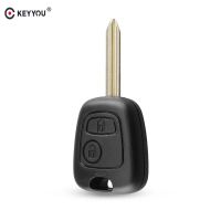 Keyyou อะไหล่รีโมทที่เก็บกุญแจ2ปุ่มสำหรับปิกัสโซเบอลิงโก Citroen Saxo Xsara ซีตรอง