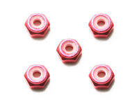 95426  TAMIYA Mini 4WD  2mm Aluminum Lock Nut (Pink, 5pcs.)