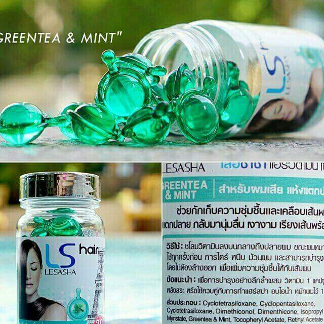 วิตามินบำรุงผม LESASHA Hair Vitamin Serum Capsule Lazada.co.th