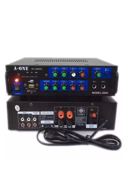 amp-58-2000-805-ชุดเครื่องเสียงคาราโอเกะ-พร้อมไมโครโฟน-usb-mp3-sd-hifi-ห้องประชุม-ห้องอาหาร