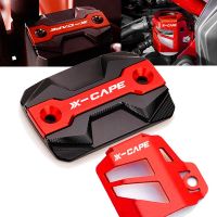 สำหรับ Moto Morini Xcape 650 650X X-Cape 2022 2023อุปกรณ์เสริมติดด้านหลังมอเตอร์ไซค์ฝาครอบป้องกันเบรกหน้ากระปุกน้ำมันไฮดรอลิก Xcape650