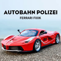 1:32 Ferrari Laferrari FXX K รถรุ่นล้อแม็กรถยนต์ Die Cast รถของเล่นรุ่นดึงกลับเด็กของเล่นของสะสมจัดส่งฟรี